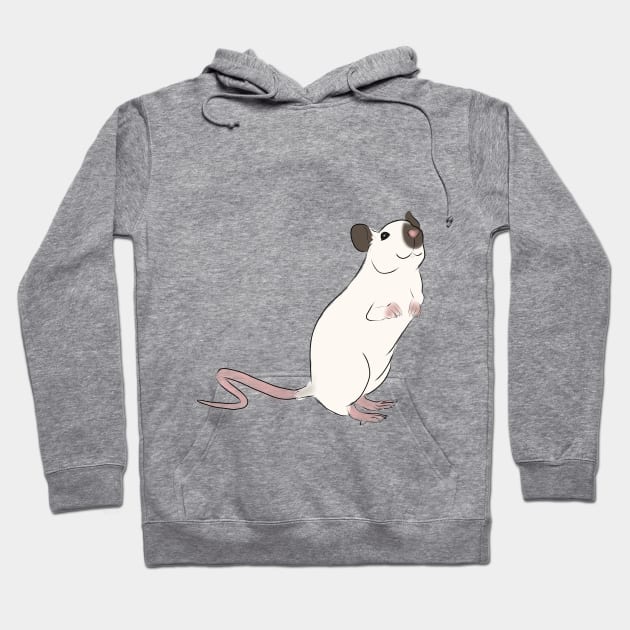 Siamese Rat Hoodie by eckokitten